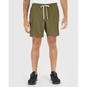 TRUE CLASSIC Military Green Active Quick‎ Dry Shorts with Liner - Size M